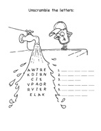 Water Word Scramble