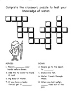 Water Crossword